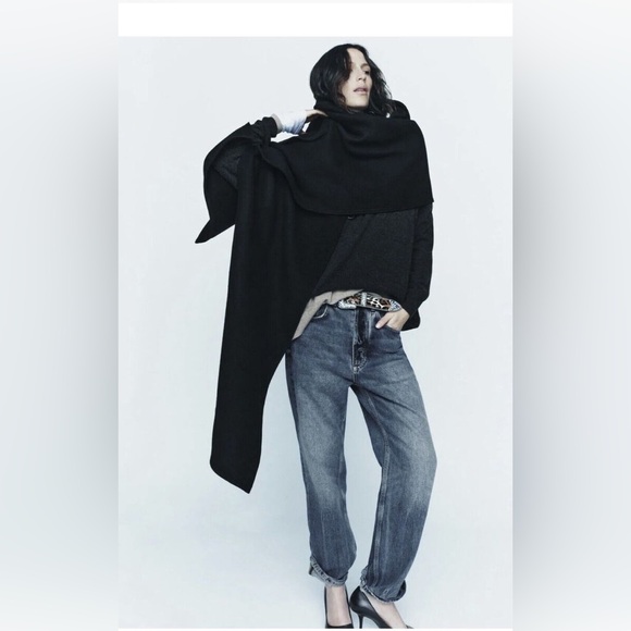 ZARA ~ HOODED WOOL CAPE ZW LIMITED EDITION - Picture 17 of 17